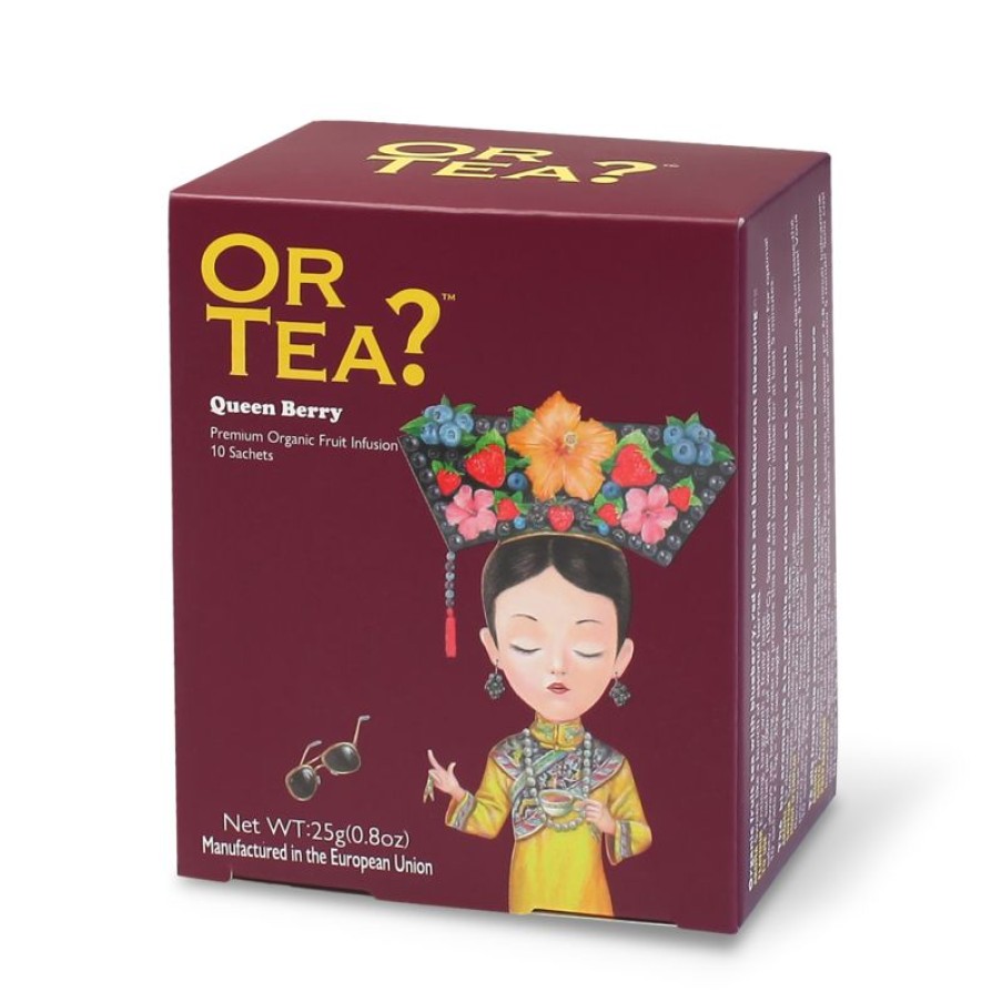 New Doosje Met 10 Theezakjes - Queen Berry - Or Tea?