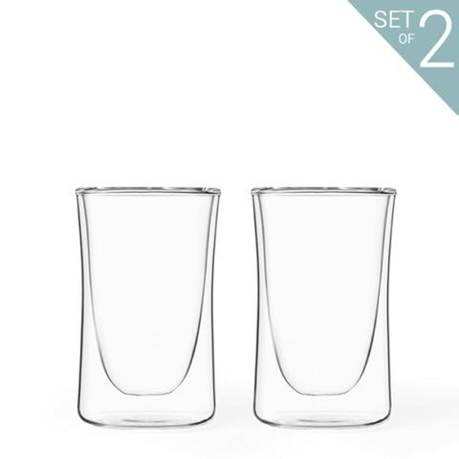 Online Dubbelwandige Theeglazen Classic Curve' 0,2 Liter - Set Van 2 Stuks - Viva Scandinavia