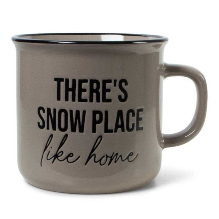 New Theemok There´S Snow Place Like Home 285 Ml - Taupe - Senza