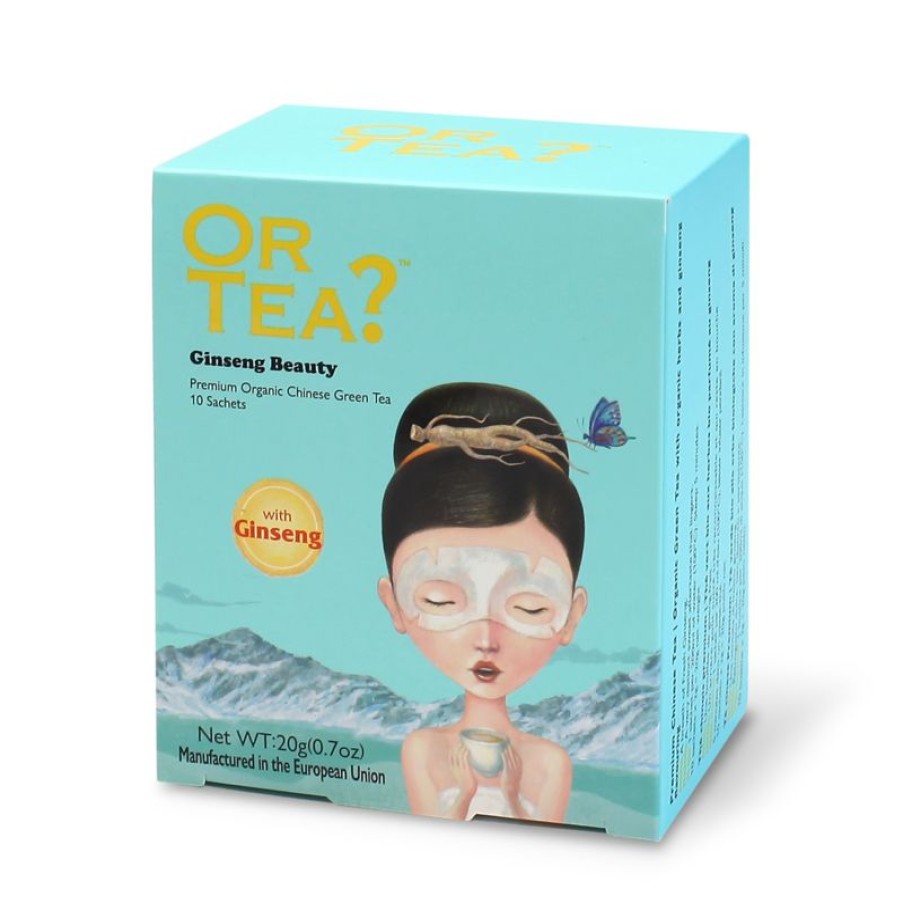 Hot Doosje Met 10 Theezakjes - Ginseng Beauty - Or Tea?