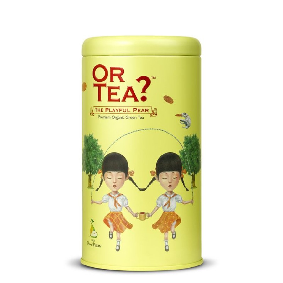 Wholesale Groene Thee Blik - The Playful Pear - Or Tea?