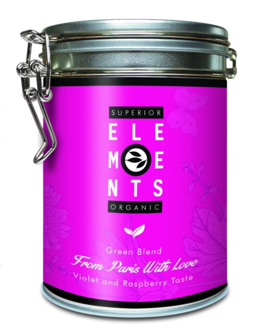 Online Groene Thee Blik - From Paris With Love - Superior Organic Elements