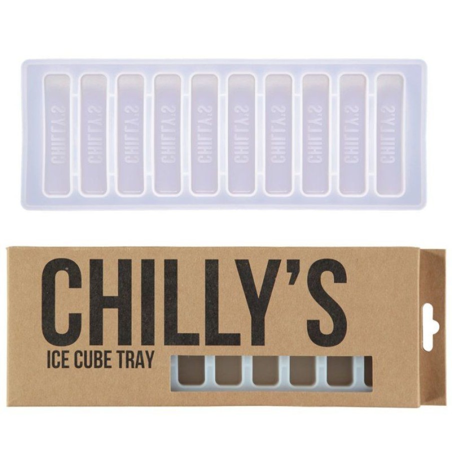 Online Chillys Bottle - Ice Cube Tray White