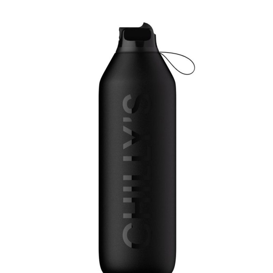 Clearance Chillys Bottle Series 2 Flip - Abyss Black - 1000 Ml