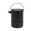 New Theepot Umea Met Warmer 1,2 Liter - Zwart - Bredemeijer