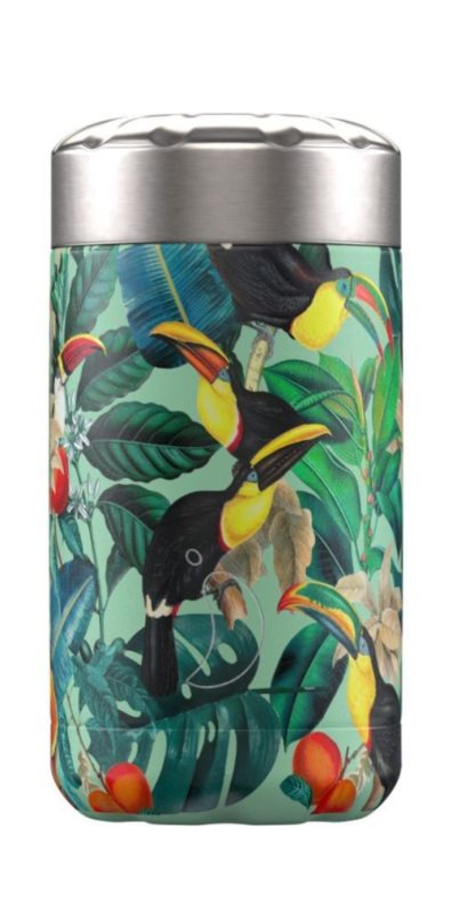 Wholesale Food Pot - Chillys Bottle - Tropical Toucan 3D - 500 Ml