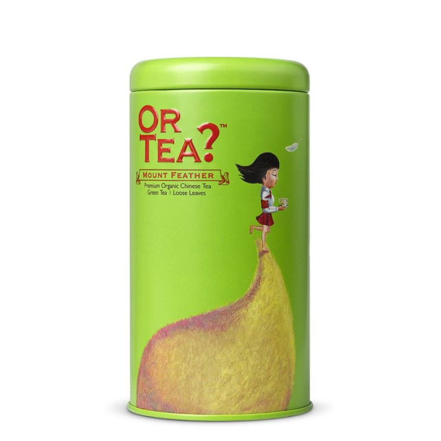 Clearance Groene Thee Blik - Mount Feather - Or Tea?