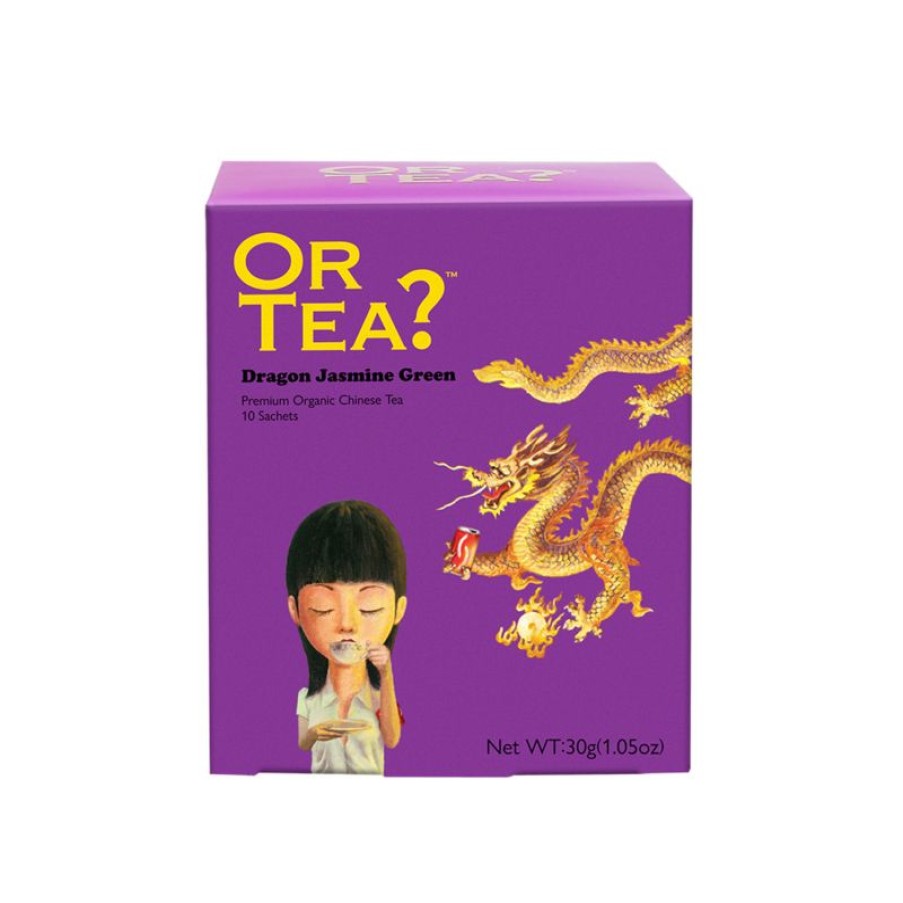 Hot Doosje Met 10 Theezakjes - Dragon Jasmine Green - Or Tea?