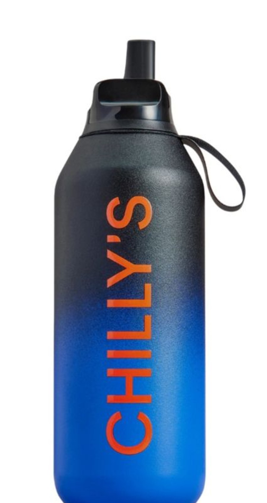 Online Chillys Bottle Series 2 Flip - Ombre Blue Black - 500 Ml