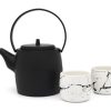 Clearance Giftset Kobe - Theepot En Mokken- Bredemeijer