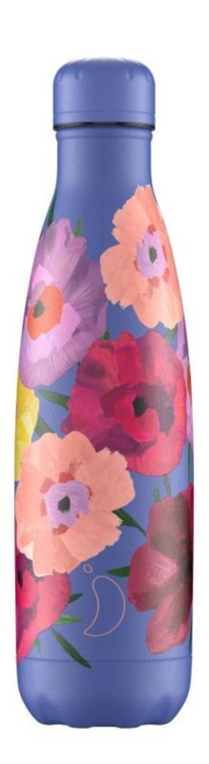 Online Chillys Bottle - Floral Maxi Poppy - 500 Ml