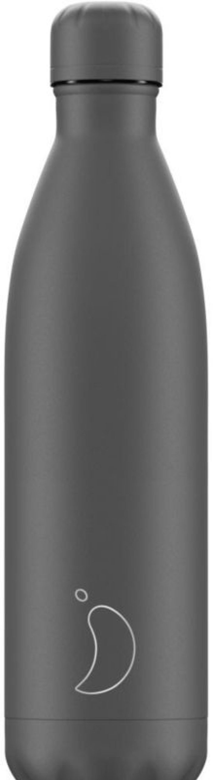 Online Chillys Bottle - All Grey Matte - 750 Ml