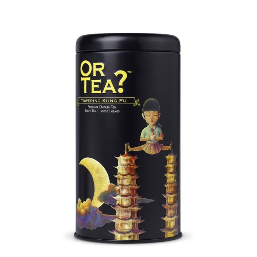 Online Zwarte Thee Blik - Towering Kung Fu - Or Tea?