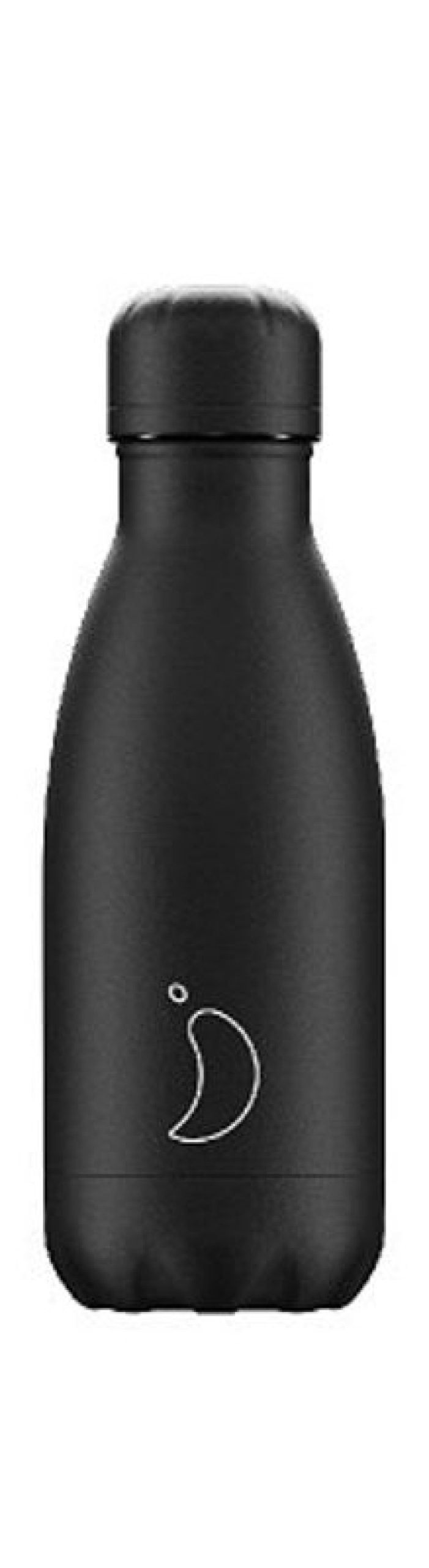 Hot Chillys Bottle - All Black - 260 Ml