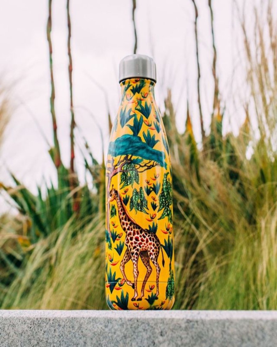 New Chillys Bottle - Tropical Giraffe 3D - 500 Ml