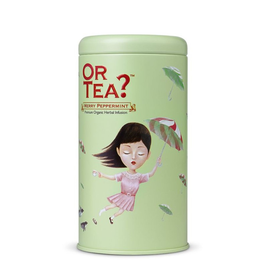 Online Kruiden Thee Blik - Merry Peppermint - Or Tea?